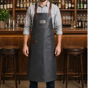 Gimlet Real Cowhide Leather Bar Apron