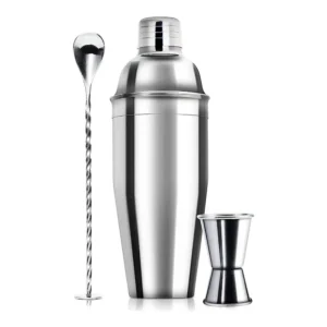 Fezli Silver 5 PCS Cocktail Making Set Stainless Steel